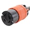 Ac Works SOOW; Cold Weather Extension Cord, 10 AWG, Indoor/Outdoor, 10/4, 1 Outlets, L14-30R, Black, Rubber L1430PR-100 - alternate 5